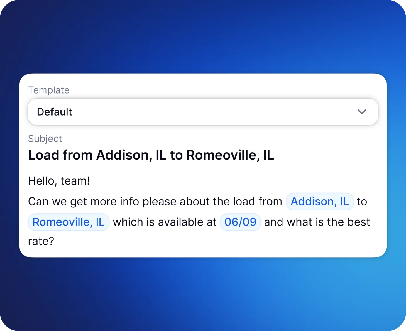Use multiple templates